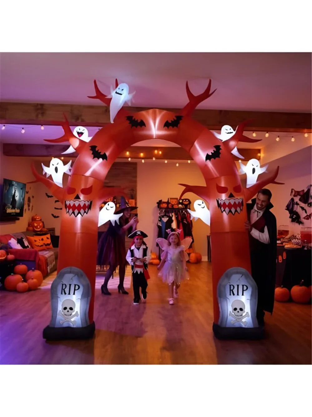 10FT Halloween Inflatables Dead Tree Archway Outdoor Decorations